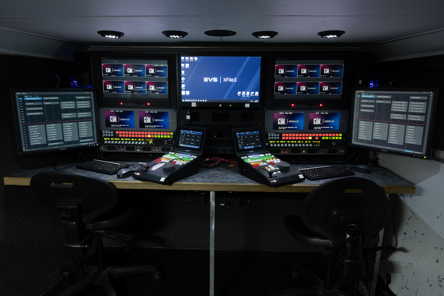 2x EVS XT-GO 8-Ch Servers